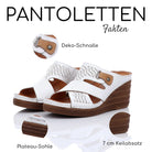 Gemini Damen Pantolette weiß - Gemini Schuhe