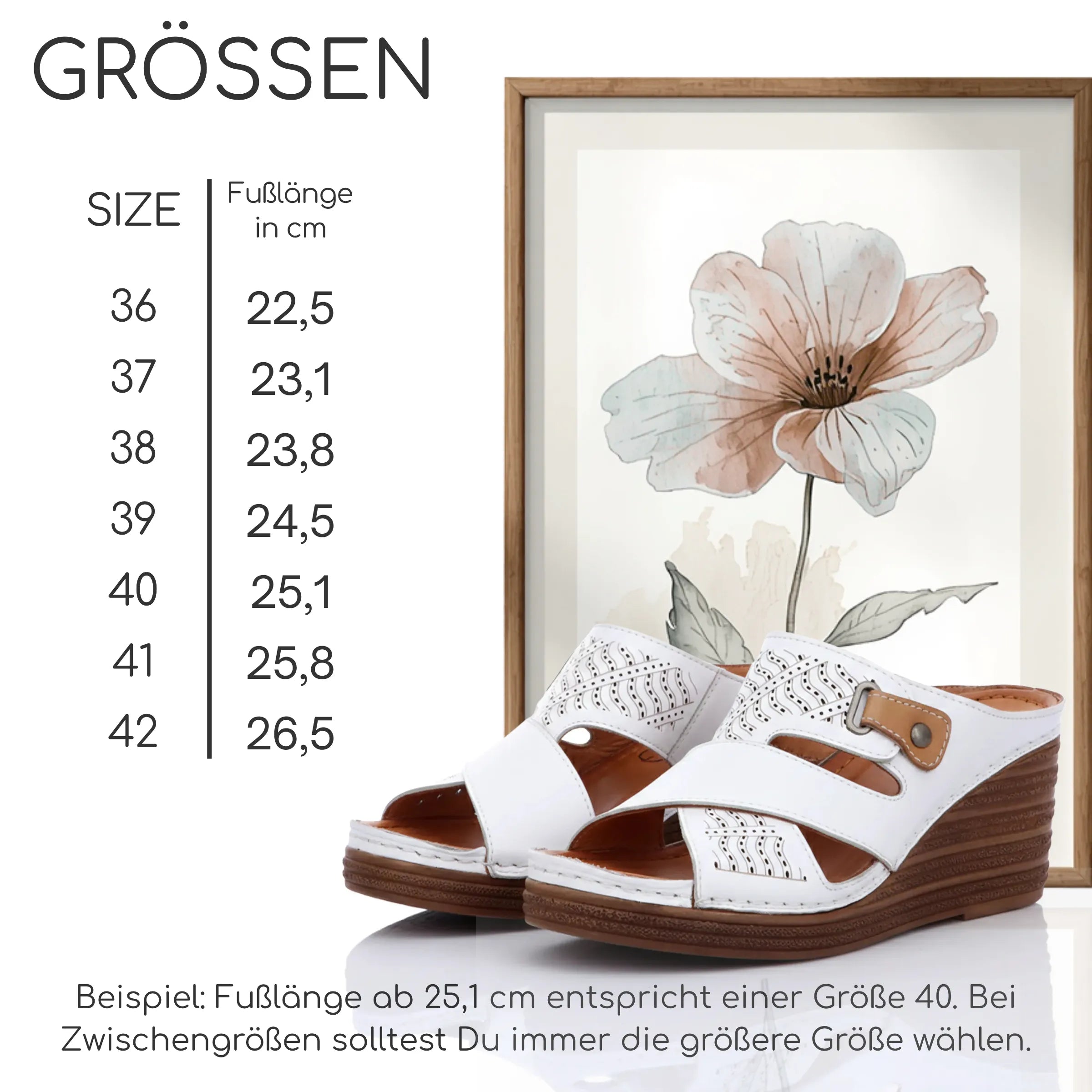 Gemini Damen Pantolette weiß - Gemini Schuhe