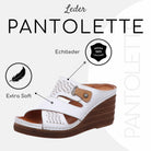 Gemini Damen Pantolette weiß - Gemini Schuhe