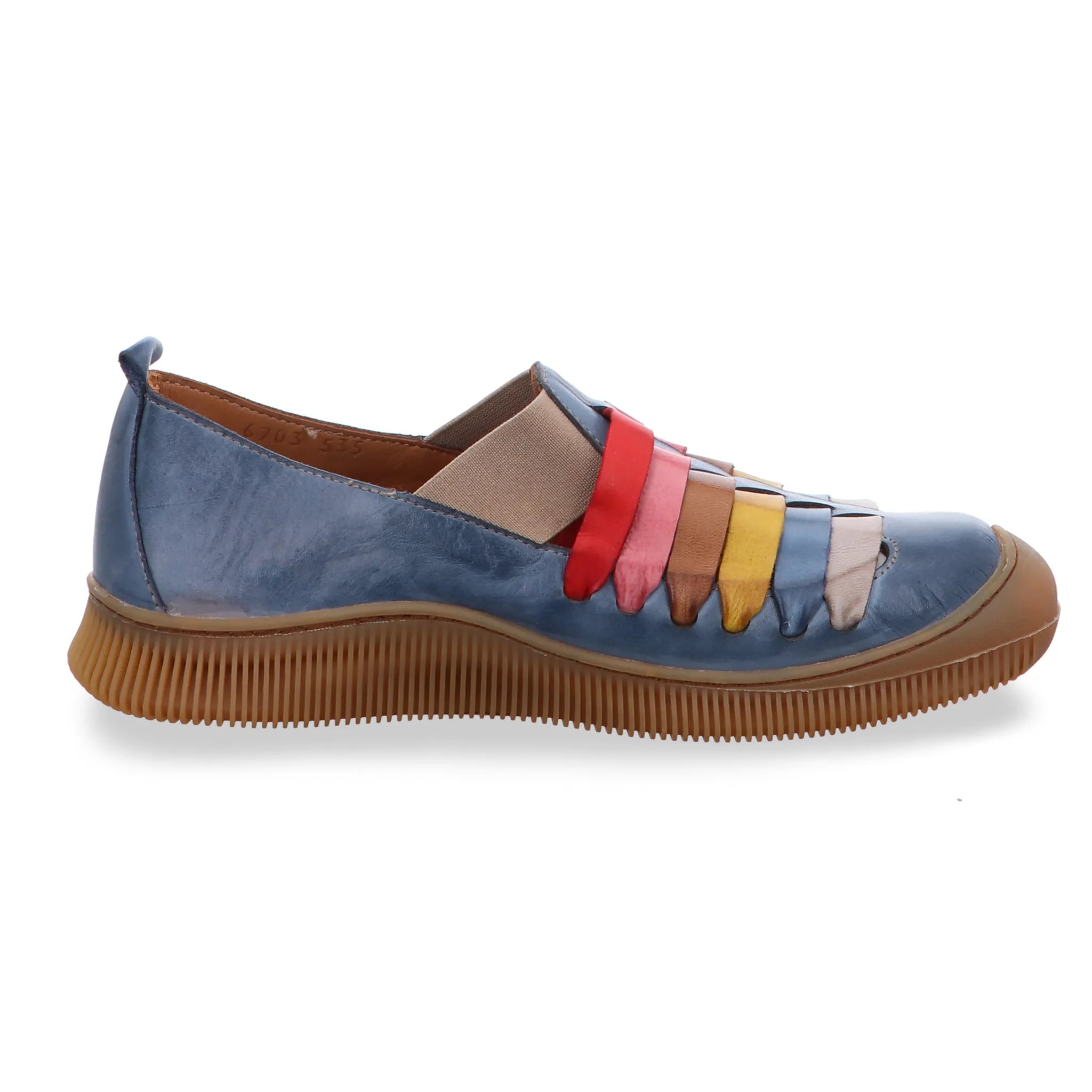 Gemini Damen Slipper blau - Gemini Schuhe - Bildbeschreibung