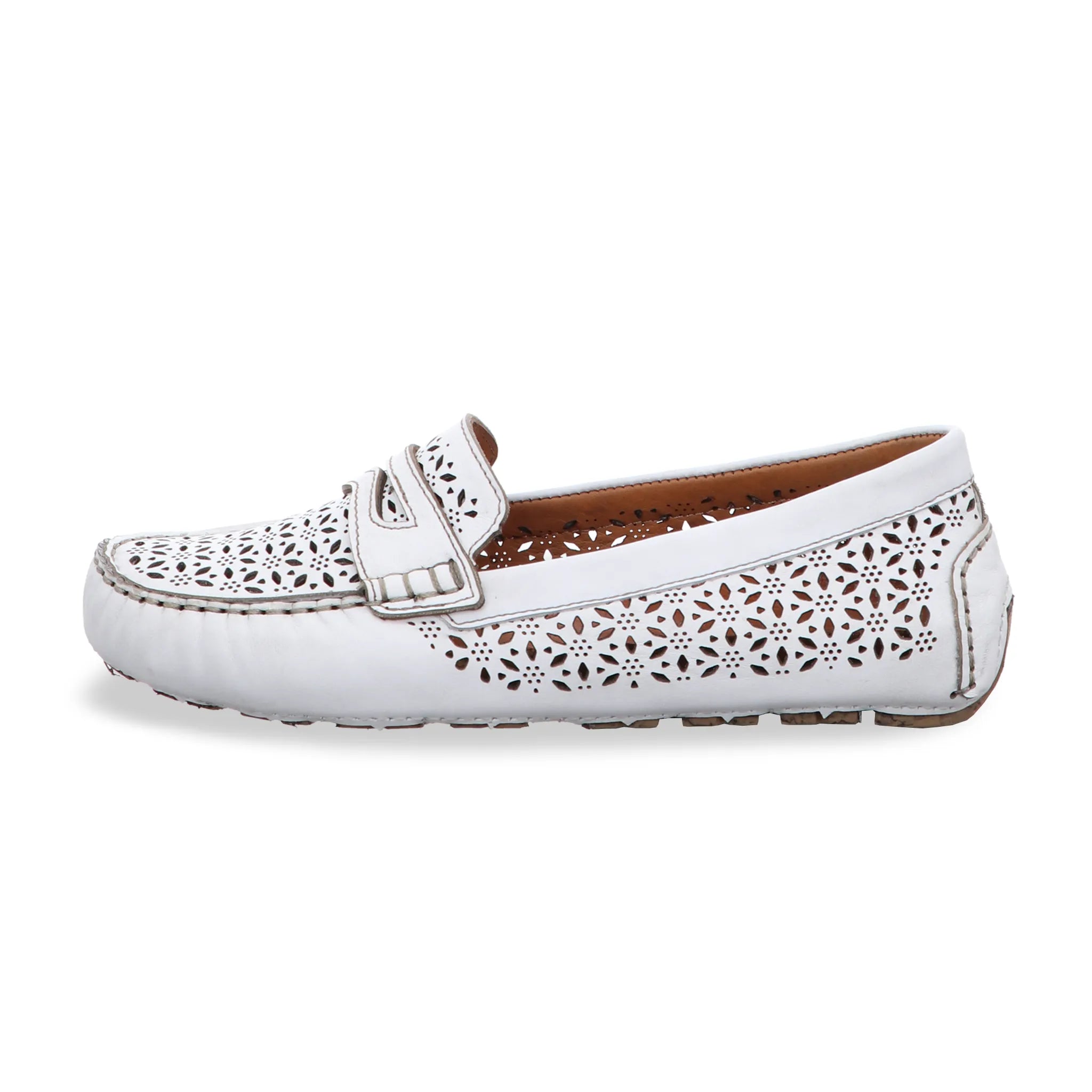 Gemini Damen Slipper weiß - Gemini Schuhe - Bildbeschreibung