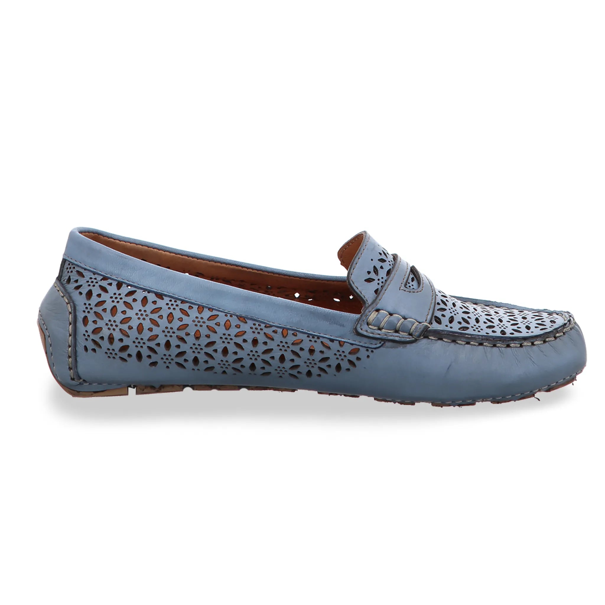 Gemini Damen Slipper blau - Gemini Schuhe - Bildbeschreibung