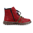 Gemini Damen Schnürboot rot - Gemini Schuhe
