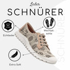 Gemini Damen Schnürschuh gold - Gemini Schuhe