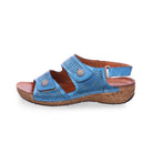 Gemini Damen Sandale blau - Gemini Schuhe