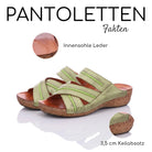 Gemini Damen Pantolette grün - Gemini Schuhe