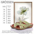 Gemini Damen Pantolette grün - Gemini Schuhe