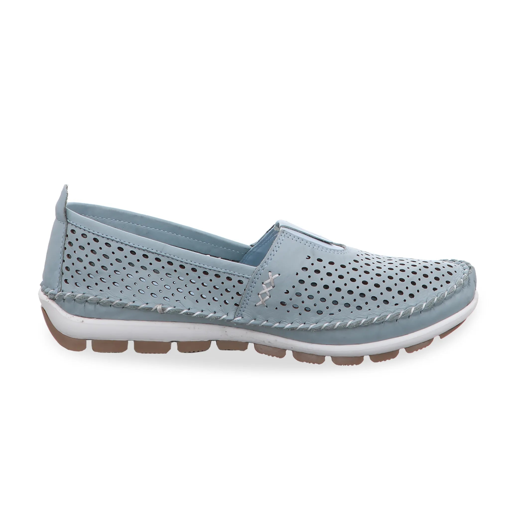 Gemini Damen Slipper blau - Gemini Schuhe - Bildbeschreibung