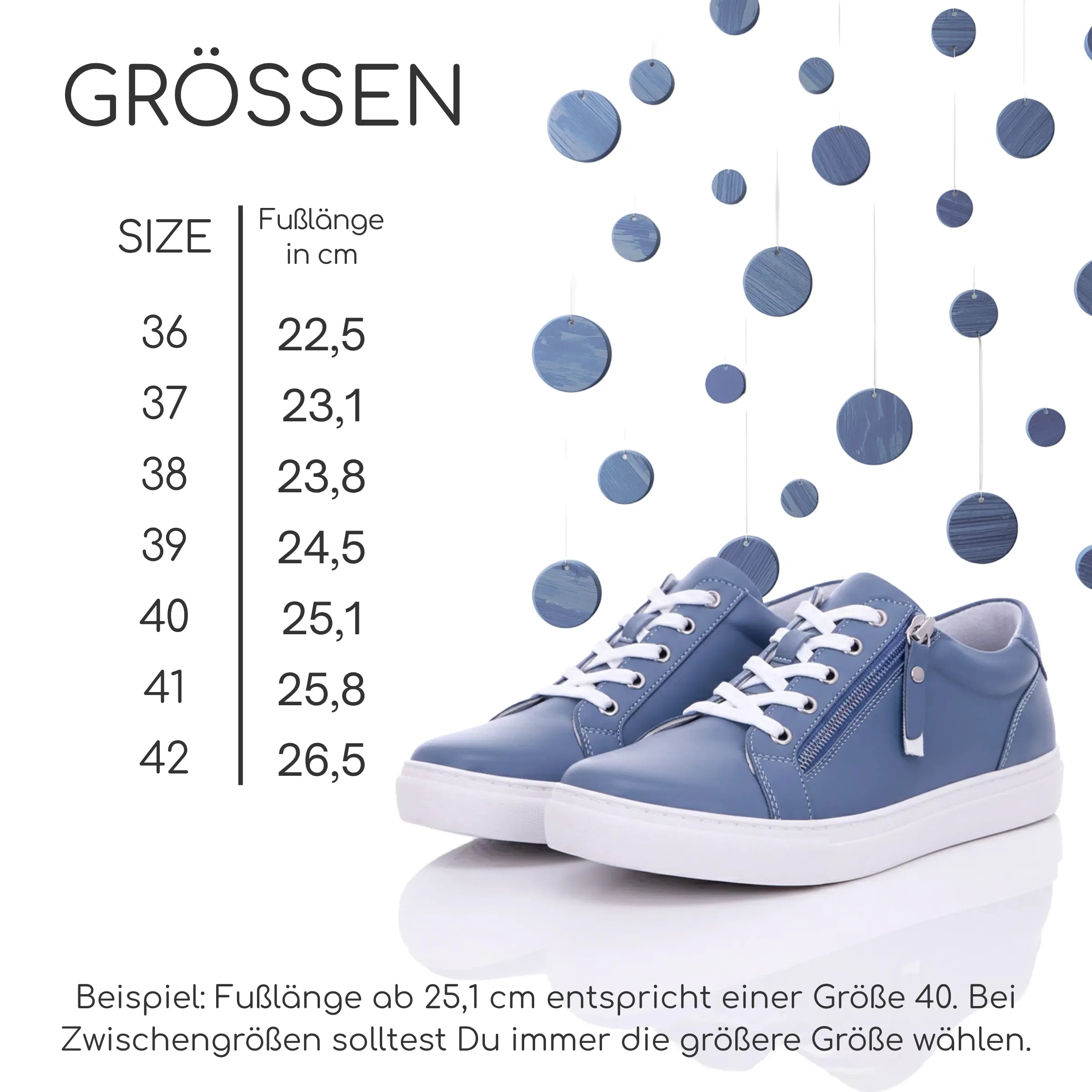 Gemini Damen Sneaker blau - Gemini Schuhe