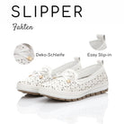 Gemini Damen Slipper weiß - Gemini Schuhe