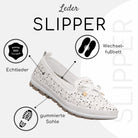 Gemini Damen Slipper weiß - Gemini Schuhe