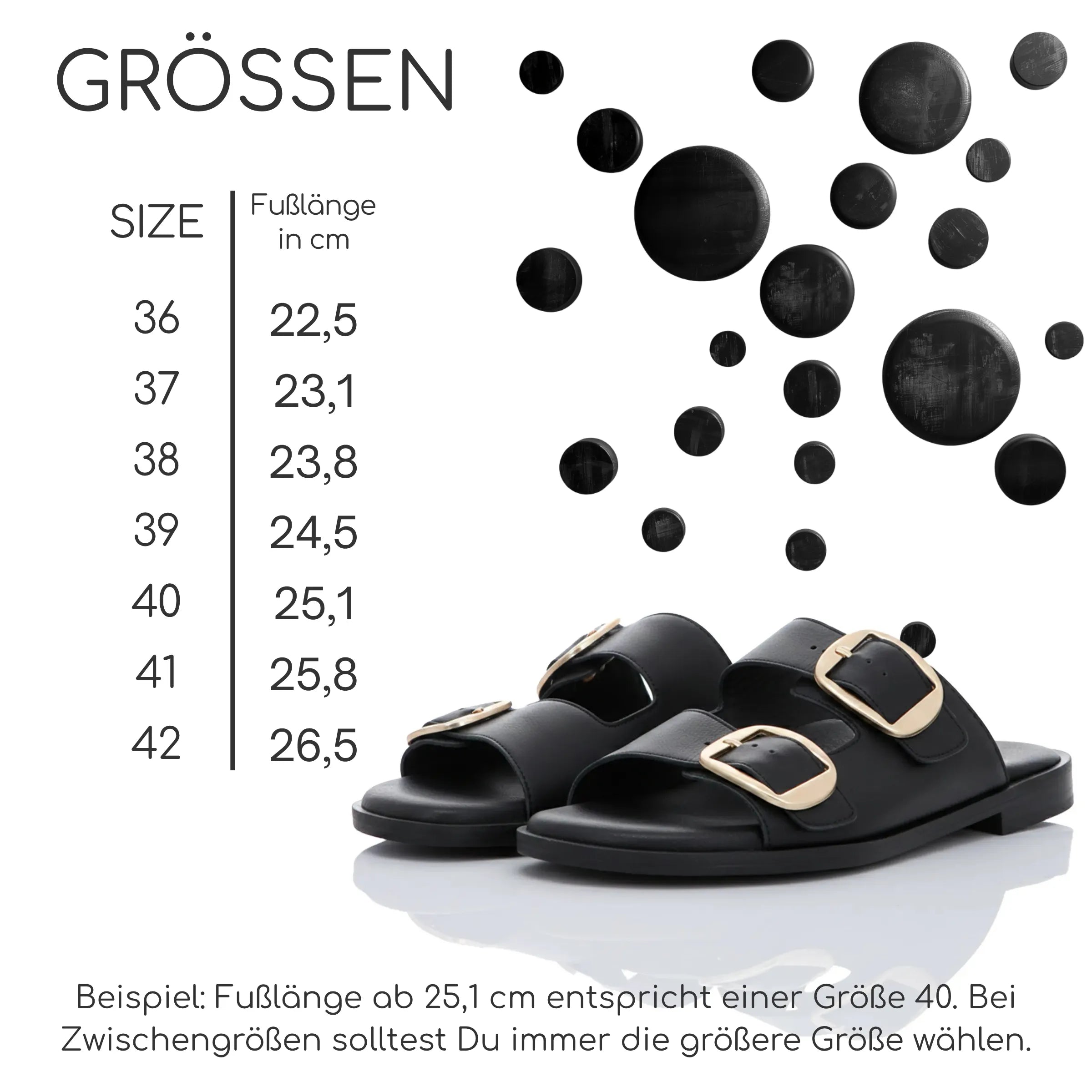 Gemini Damen Pantolette schwarz - Gemini Schuhe