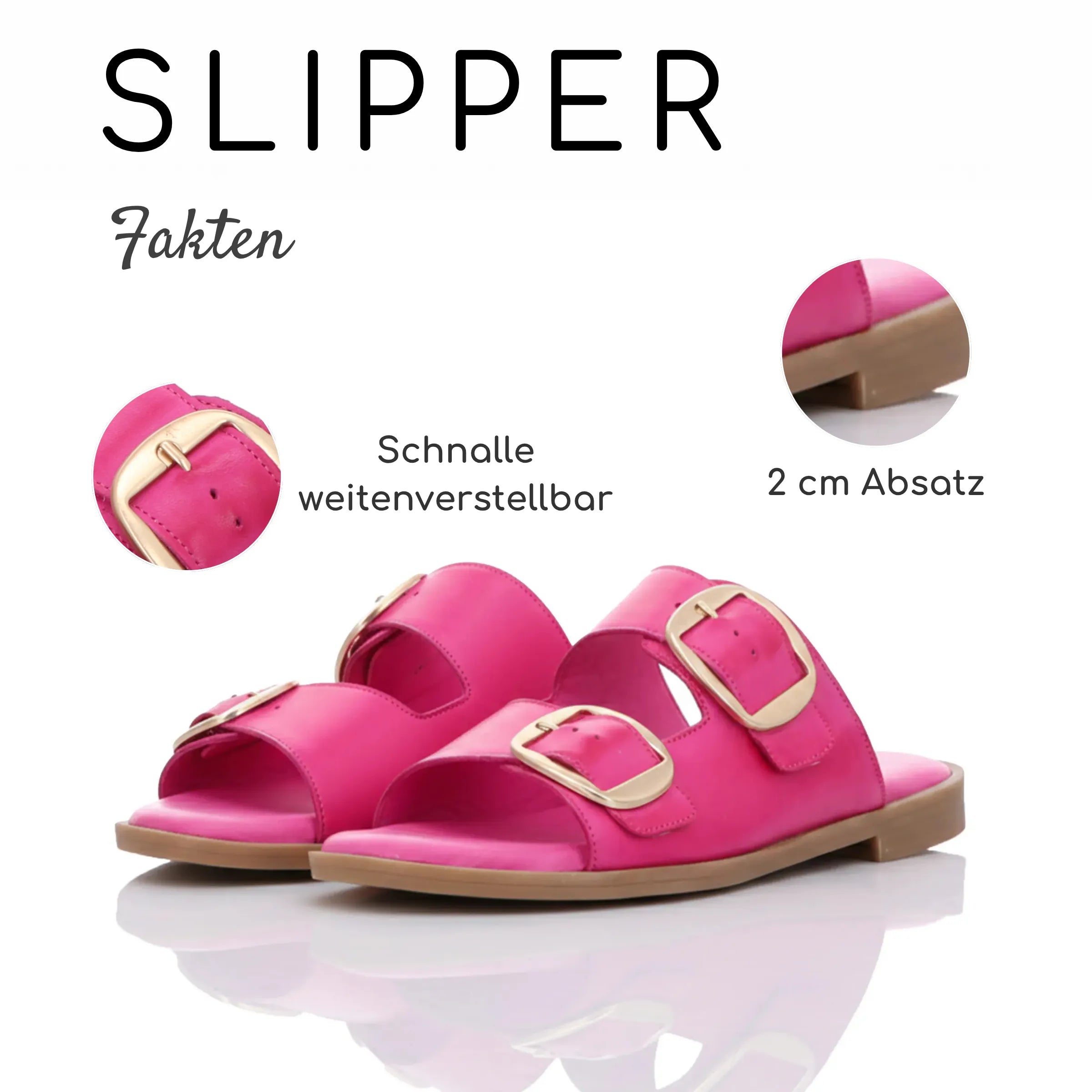 Gemini Damen Pantolette pink - Gemini Schuhe