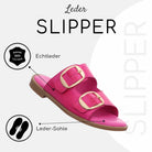 Gemini Damen Pantolette pink - Gemini Schuhe