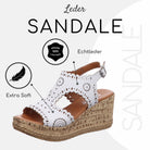 Gemini Damen Sandale weiß - Gemini Schuhe