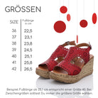 Gemini Damen Sandale rot - Gemini Schuhe