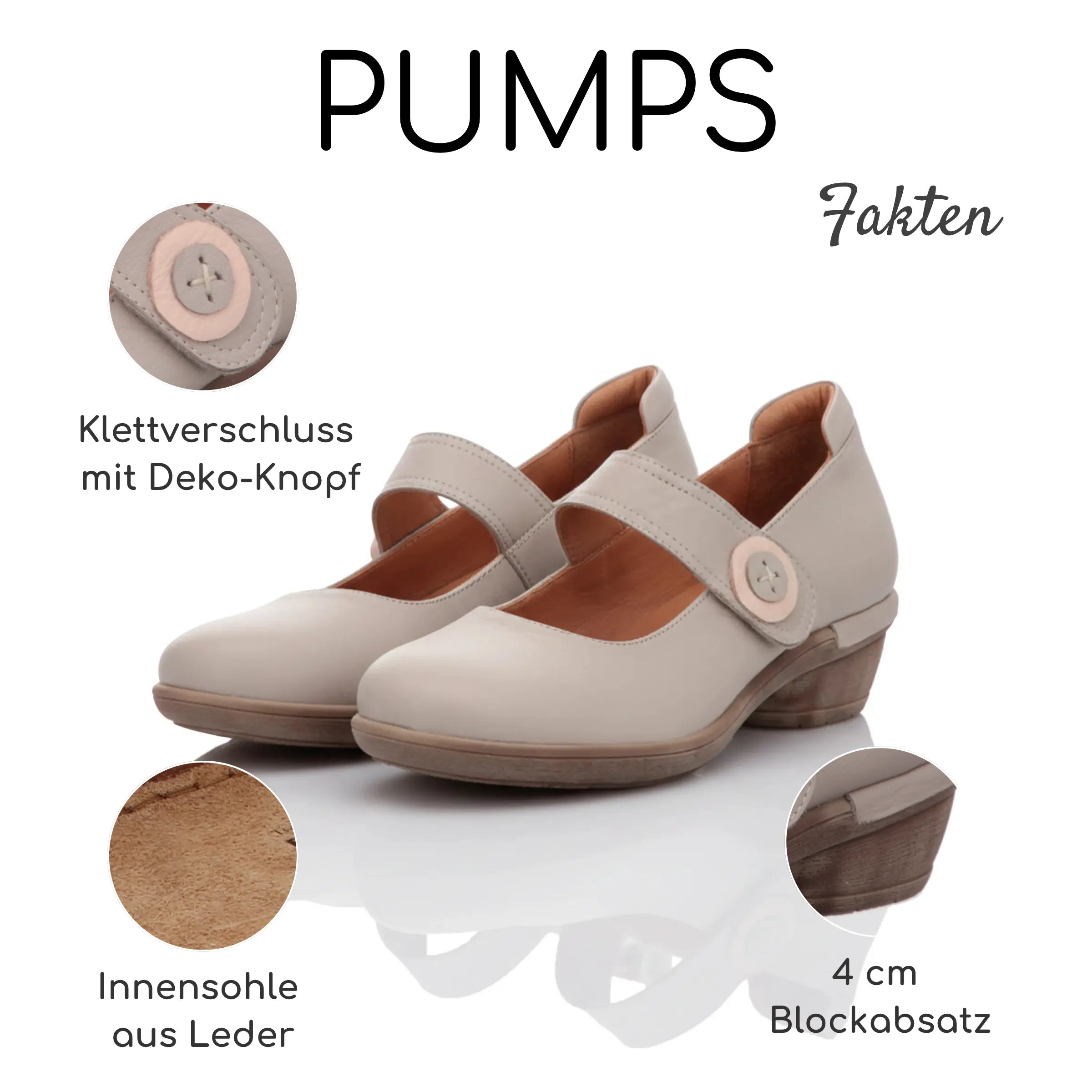 Gemini Damen Pumps beige - Gemini Schuhe