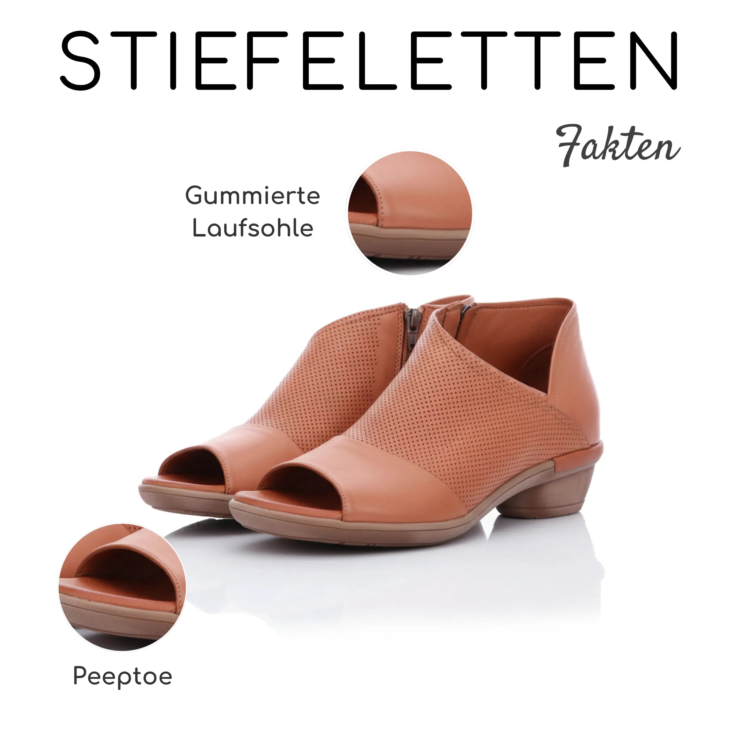 Gemini Damen Stiefelette braun - Gemini Schuhe