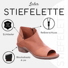 Gemini Damen Stiefelette braun - Gemini Schuhe