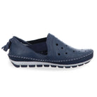 Gemini Damen Slipper blau - Gemini Schuhe - Bildbeschreibung