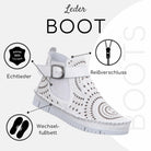 Gemini Damen Boot weiß - Gemini Schuhe 
