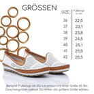 Gemini Damen Slipper weiß braun - Maritimer Stil