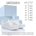 Gemini Damen Schnürschuh weiß, Maritimer Stil, Größentabelle