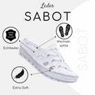 Gemini Damen Sabot weiß - Gemini Schuhe