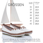 Gemini Damen Slipper weiß - Maritimer Stil