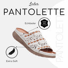 Gemini Damen Pantolette weiß - Gemini Schuhe