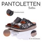 Gemini Damen Pantolette schwarz - Gemini Schuhe