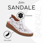 Gemini Damen Sandale weiß