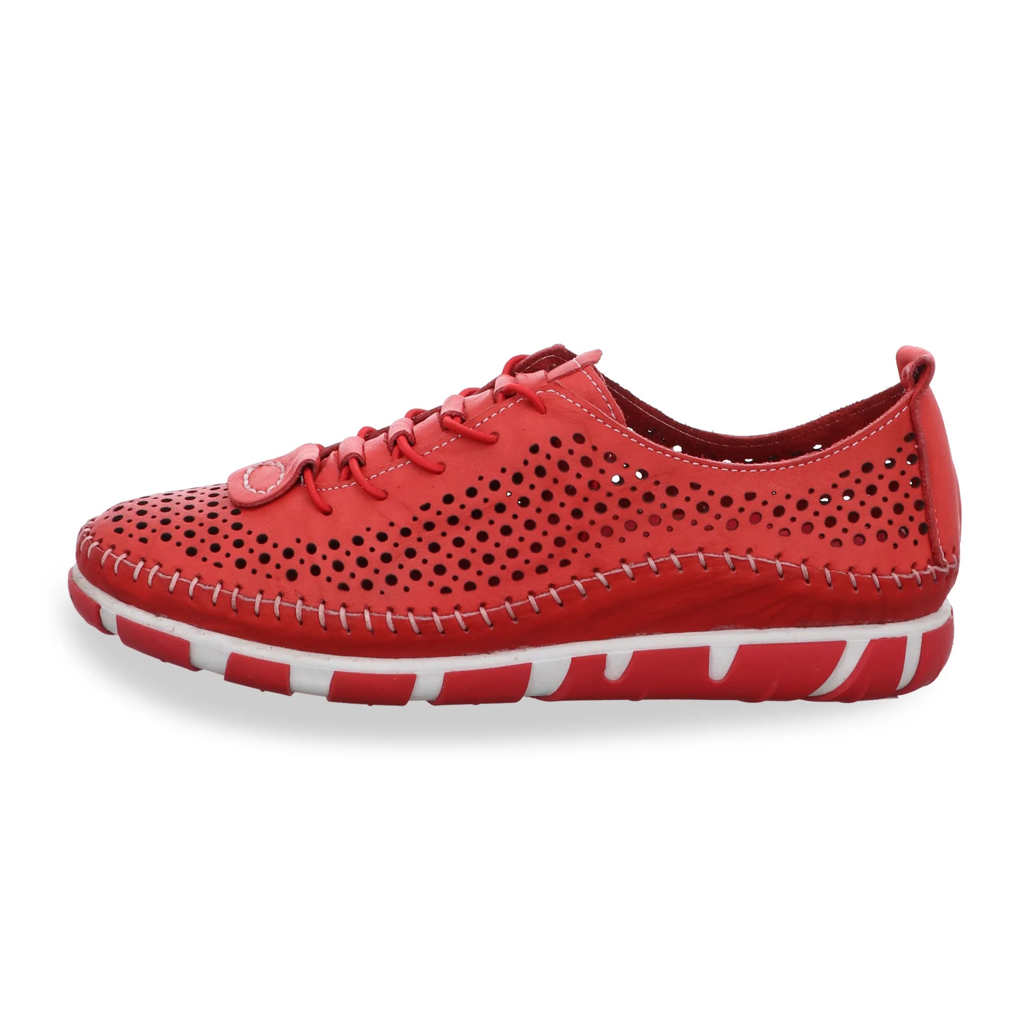 Gemini Damen Schnürschuh rot - Gemini Schuhe