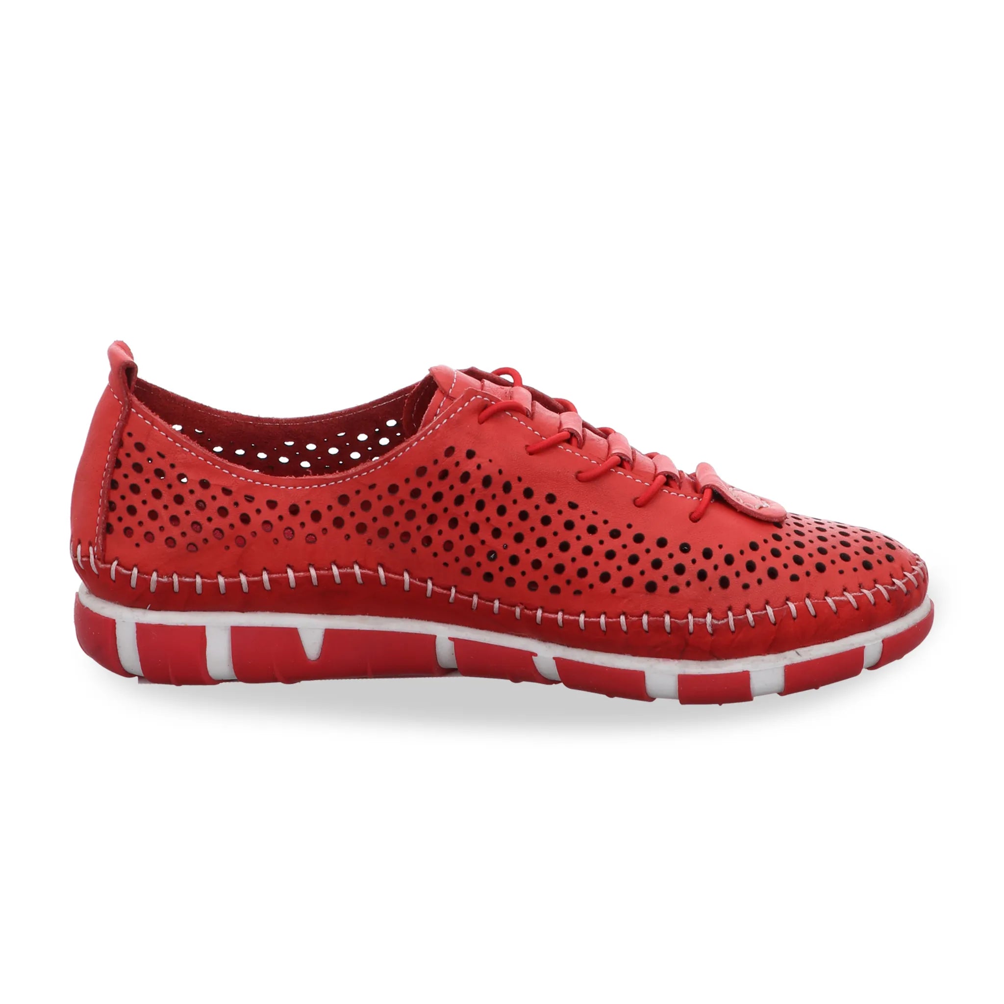 Gemini Damen Schnürschuh rot - Gemini Schuhe