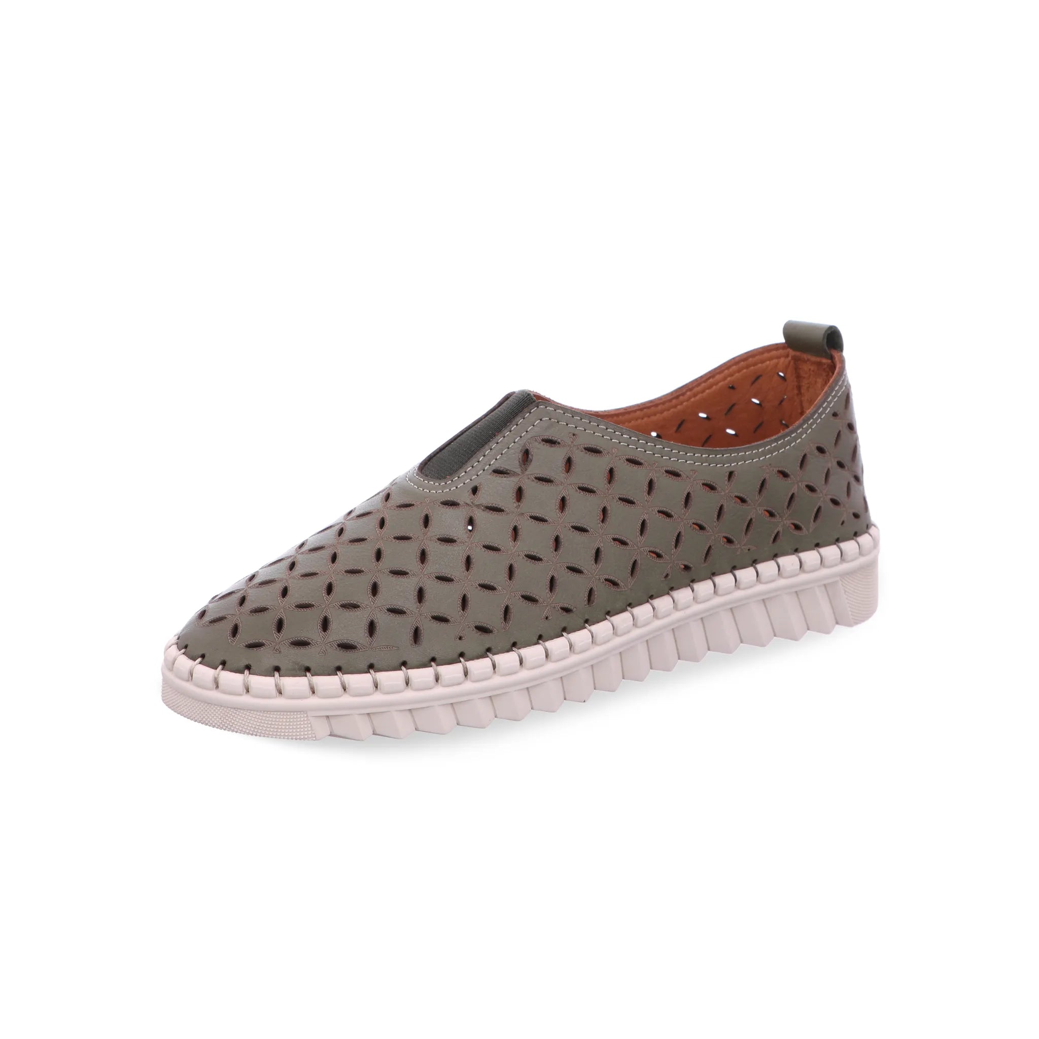Gemini Damen Slipper grün - Gemini Schuhe